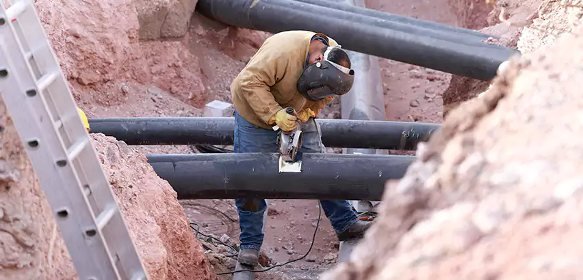 Cast Iron Sewer Pipe Replacement in Hampton Bays